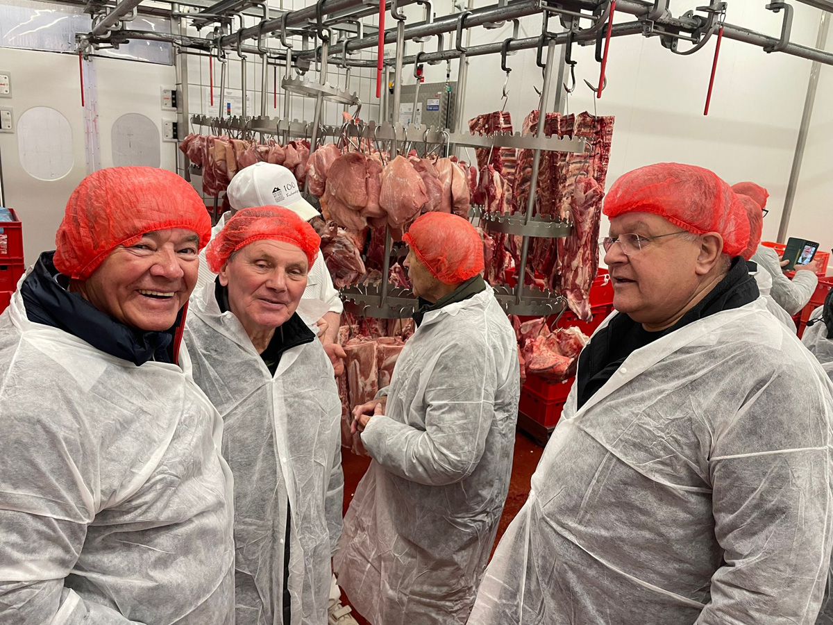 Kühlraum hinter der Fleischtheke